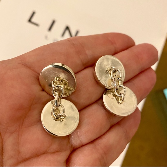 LINKS OF LONDON NWT Sterling Silver Cufflinks NEW 925 England GQ 925 GIFT - Picture 7 of 9